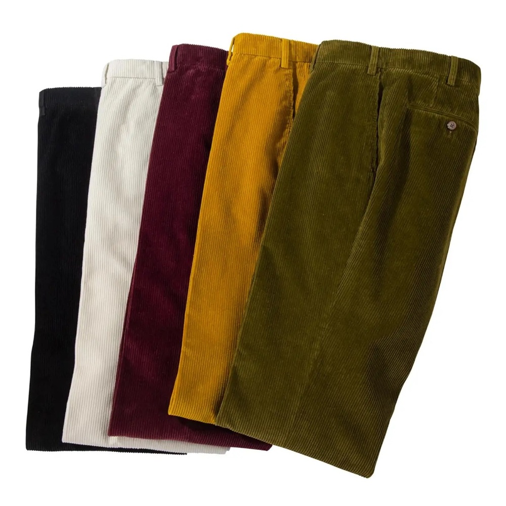 Men's Black (Back order) Clement Corduroy Trousers